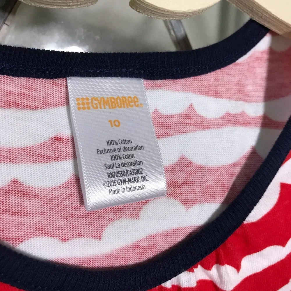 COPY - Gymboree sleeveless 100% cotton dress w/ hair bow